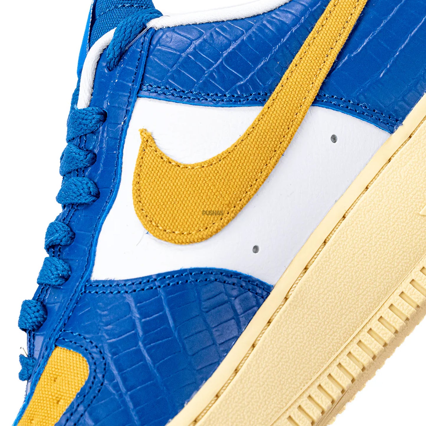 Nike Air Force 1 Low SP x Undefeated '5 On It Blue Yellow Croc' (2021)