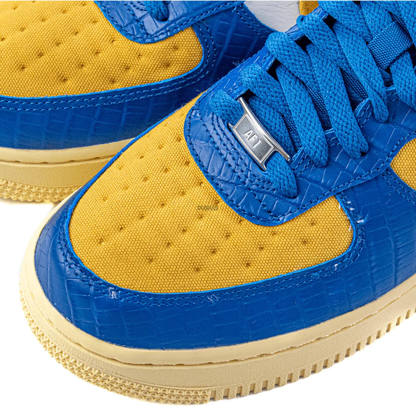 Nike Air Force 1 Low SP x Undefeated '5 On It Blue Yellow Croc' (2021)