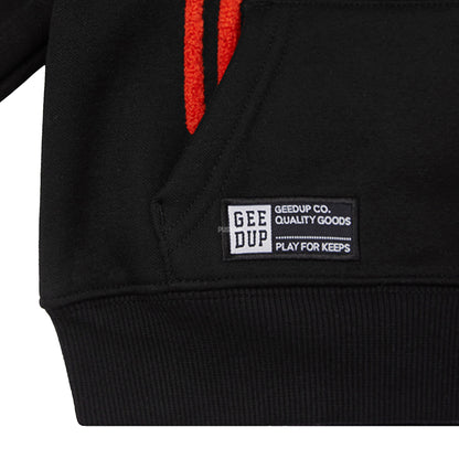 Geedup Handstyle Kids Tracksuit 'Black Burnt Orange' (2023)