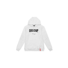 Geedup Play For Keeps Hoodie 'White Marle / Black' (2022)