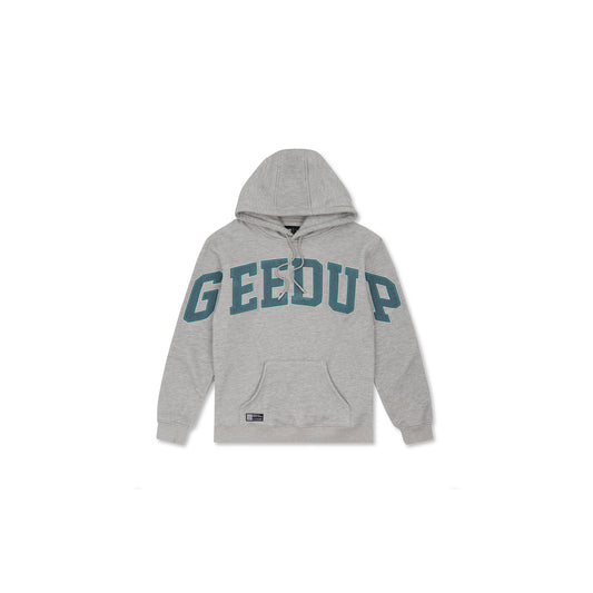 Geedup Hoodie Team Logo 'Grey Aqua' (2022)