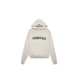 Fear of God Essentials Knit Pullover Hoodie 'Light Heather Oatmeal' (2021)