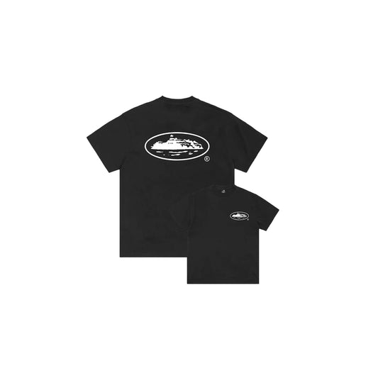 Corteiz OG Island Logo Tee 'Black'