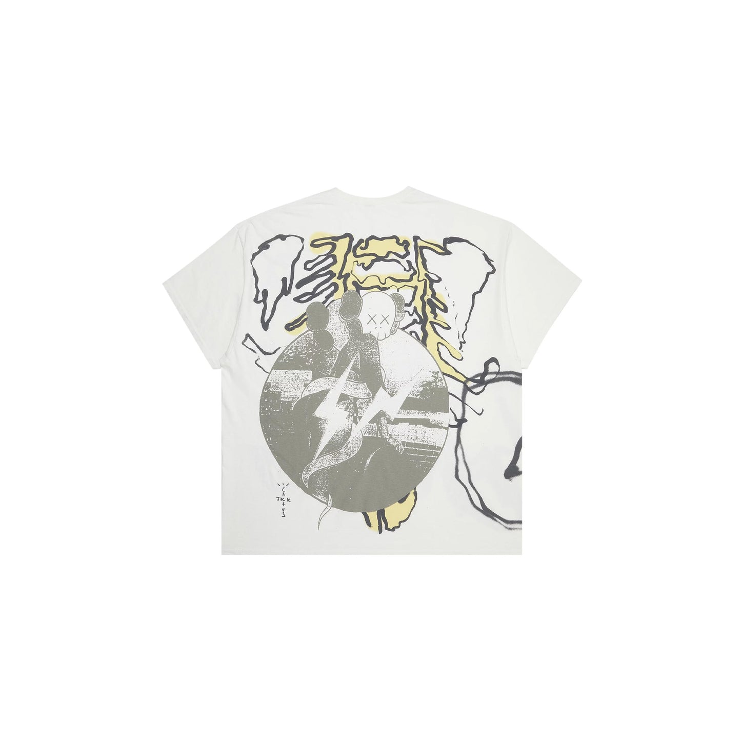 Travis Scott Cactus Jack x Kaws For Fragment Tee