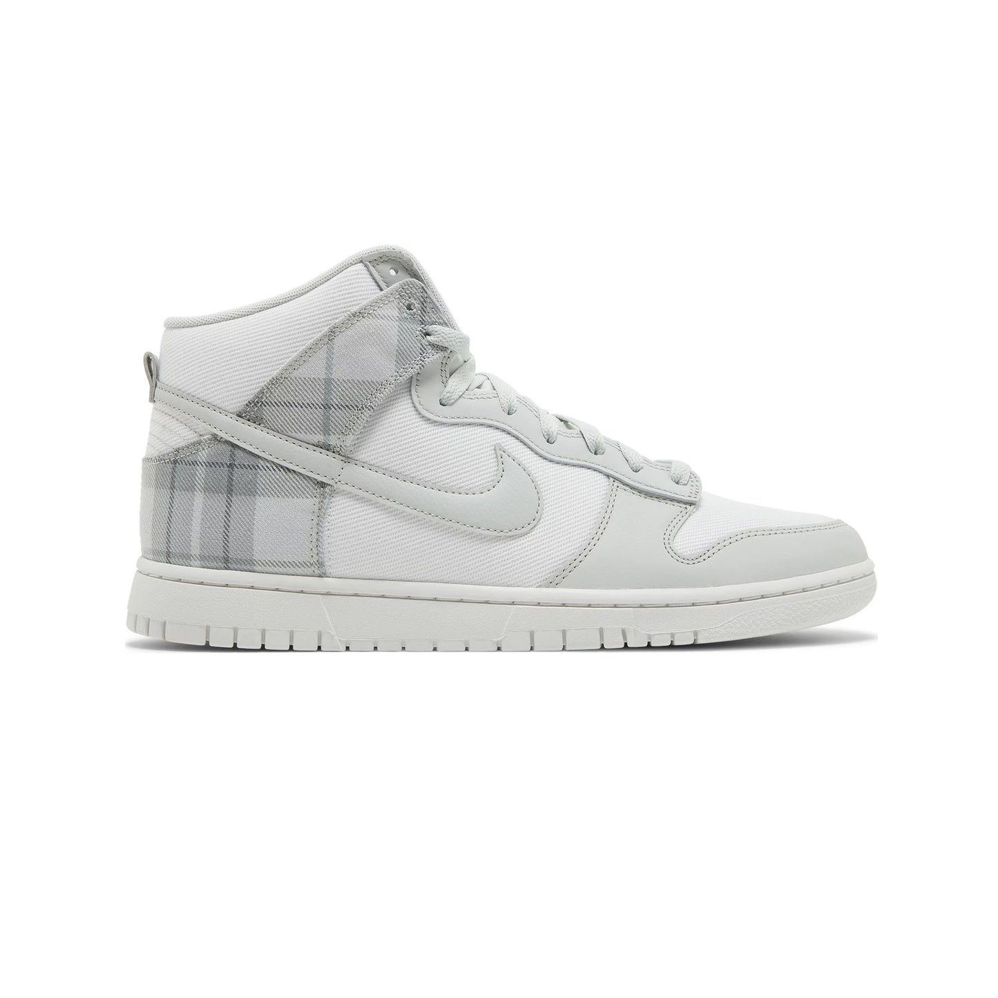 Nike Dunk High SE 'Tartan Plaid White Light Green' (2023)