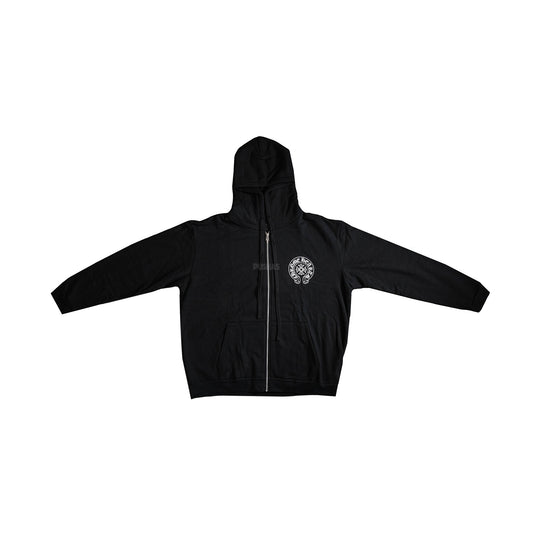 Chrome Hearts Tokyo Exclusive Horse Shoe Zip Up Hoodie 'Black'