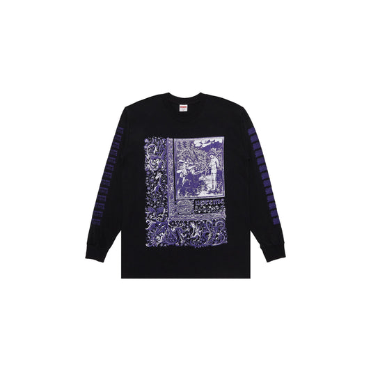 Supreme Saint Sebastian Long-Sleeve Tee 'Black' (2024)