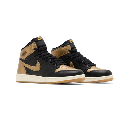 Air Jordan 1 Retro High OG 'Black Metallic Gold' GS (2024)