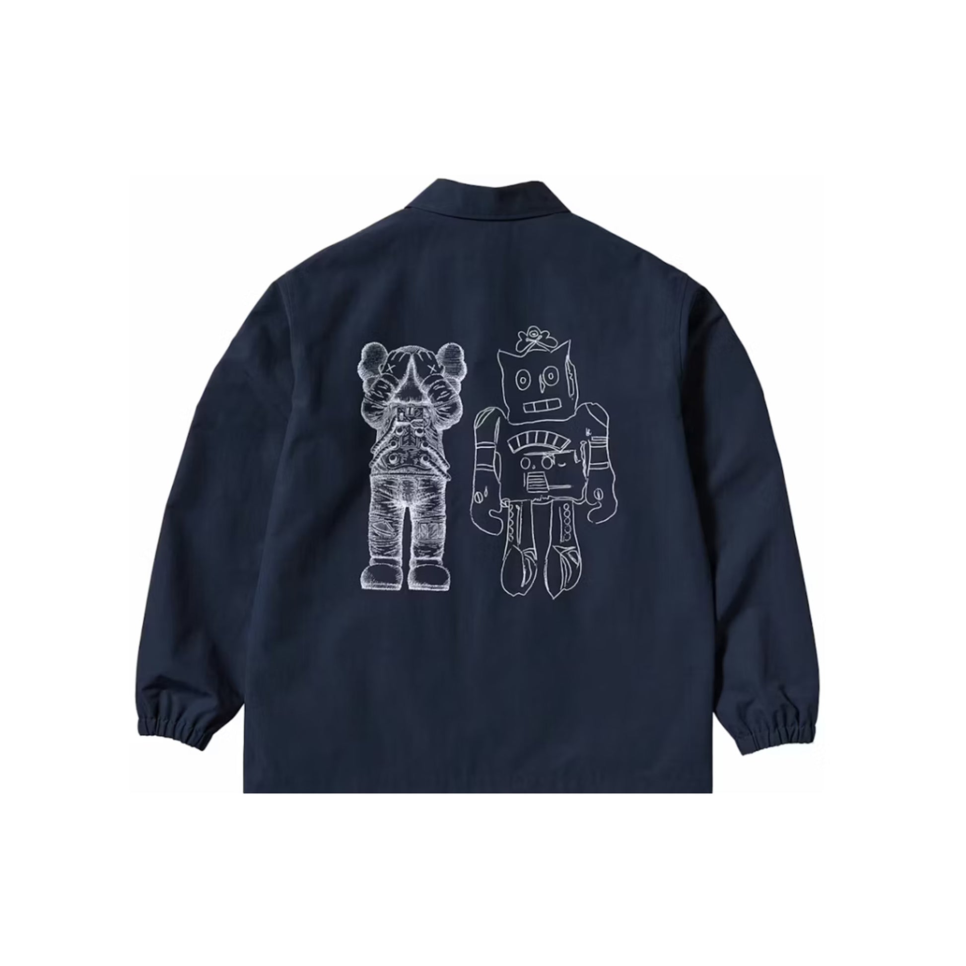 KAWS x Uniqlo Warhol Coach 476316 Jacket Navy 2024 PUSHAS