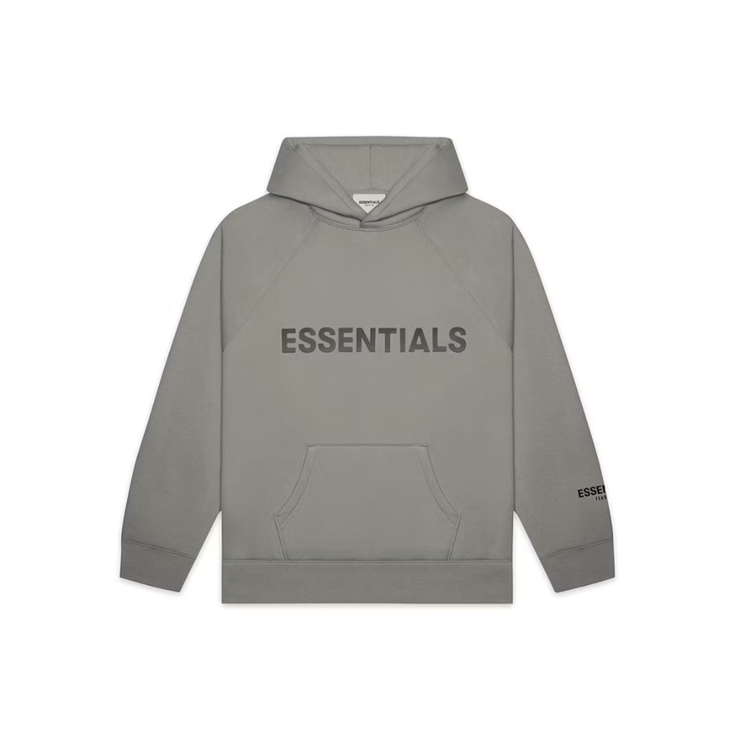 Fear of God Essentials Applique Logo Pullover Hoodie 'Cement' (2021)