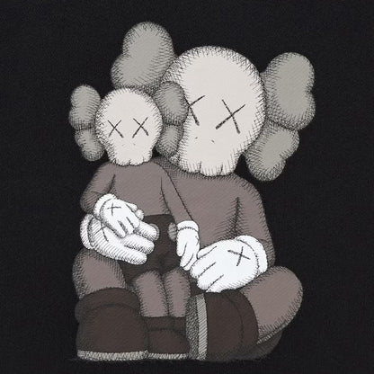 KAWS x Uniqlo Kids Longsleeve Sweatshirt 'Black' (2023)