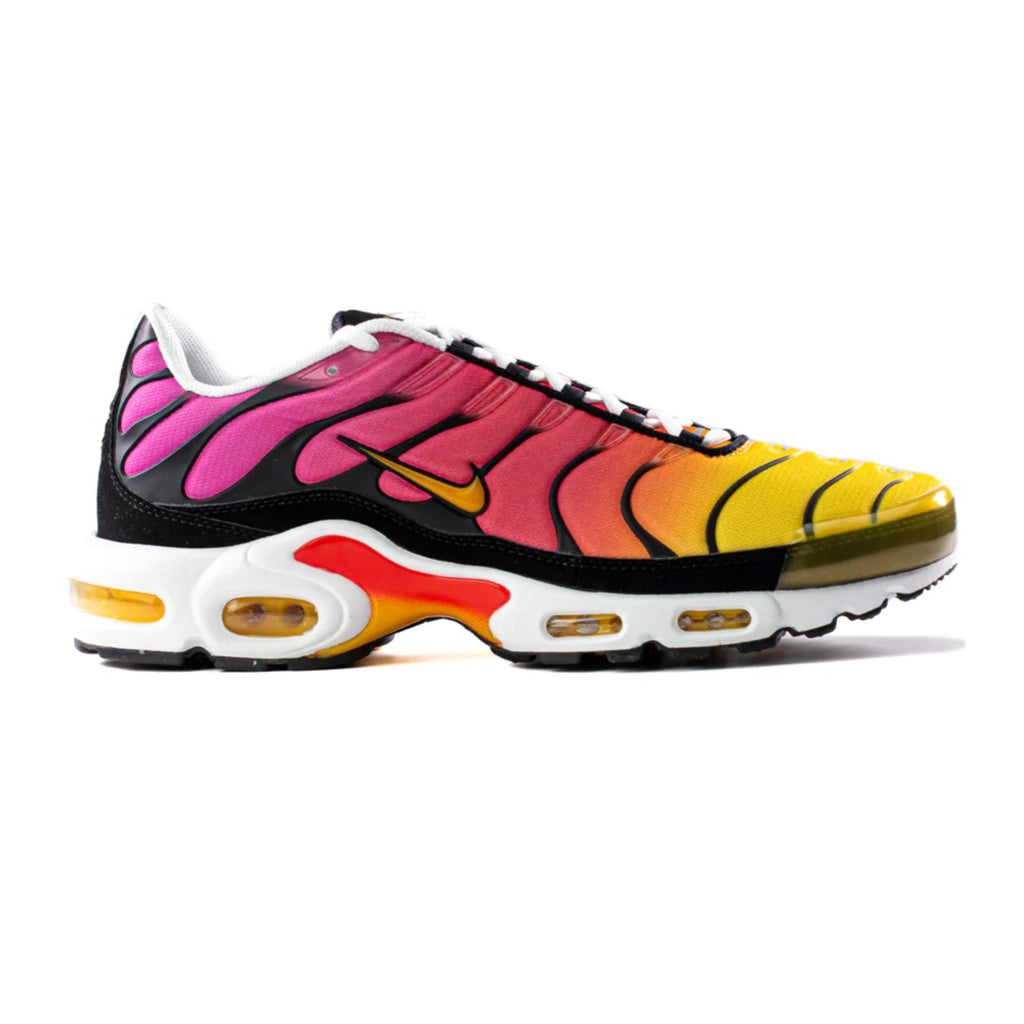nike air max plus yellow and pink