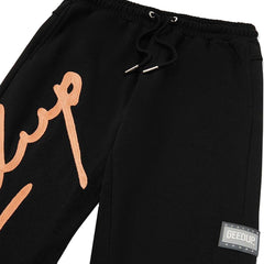 Geedup Signature Trackpants 'Black / Peach' (2024)