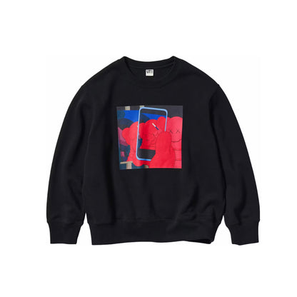 Kaws x Uniqlo Warhol Kids Sweatshirt Graphic 476408 'Black' (2024)