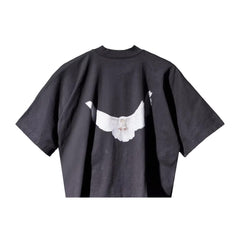 Yeezy Gap Engineered by Balenciaga Cropped Dove No Seam Tee 'Black'