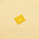 Acne Studios Face Cotton Hoodie 'Pale Yellow Melange'
