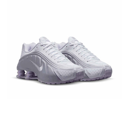 Nike Shox R4 'White Metallic Platinum Barely Grape' Women's (2024)