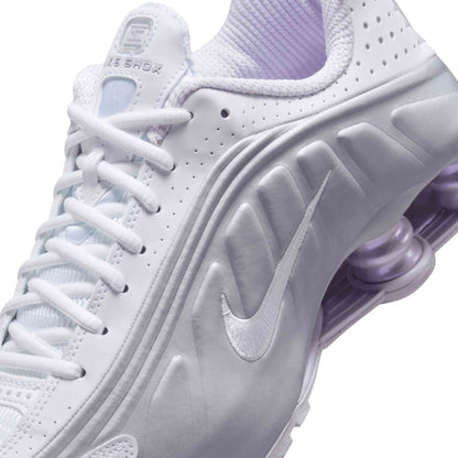 Nike Shox R4 'White Metallic Platinum Barely Grape' Women's (2024)