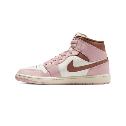 Air Jordan 1 Mid 'Pink Oxford Brown' Women's