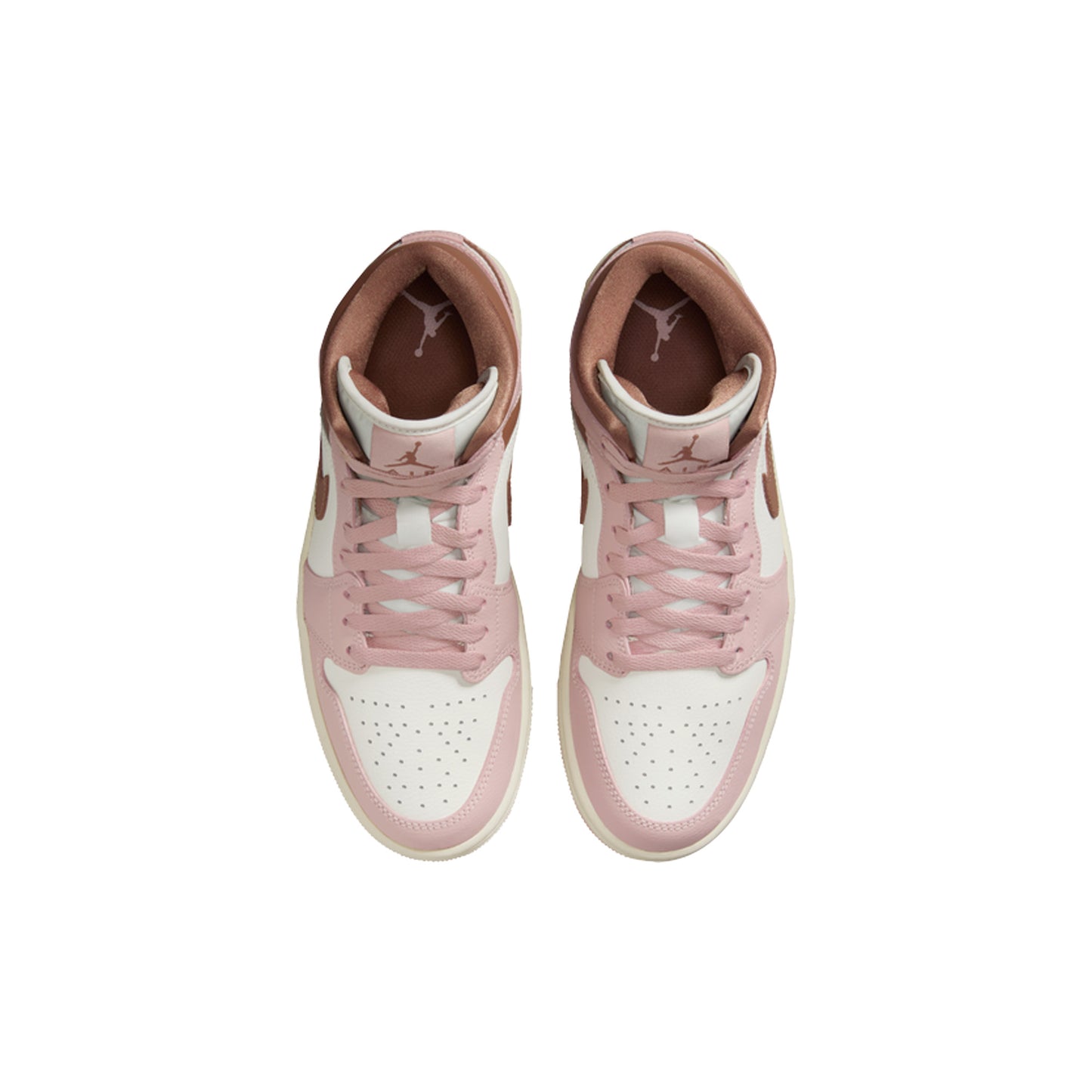 Air Jordan 1 Mid 'Pink Oxford Brown' Women's