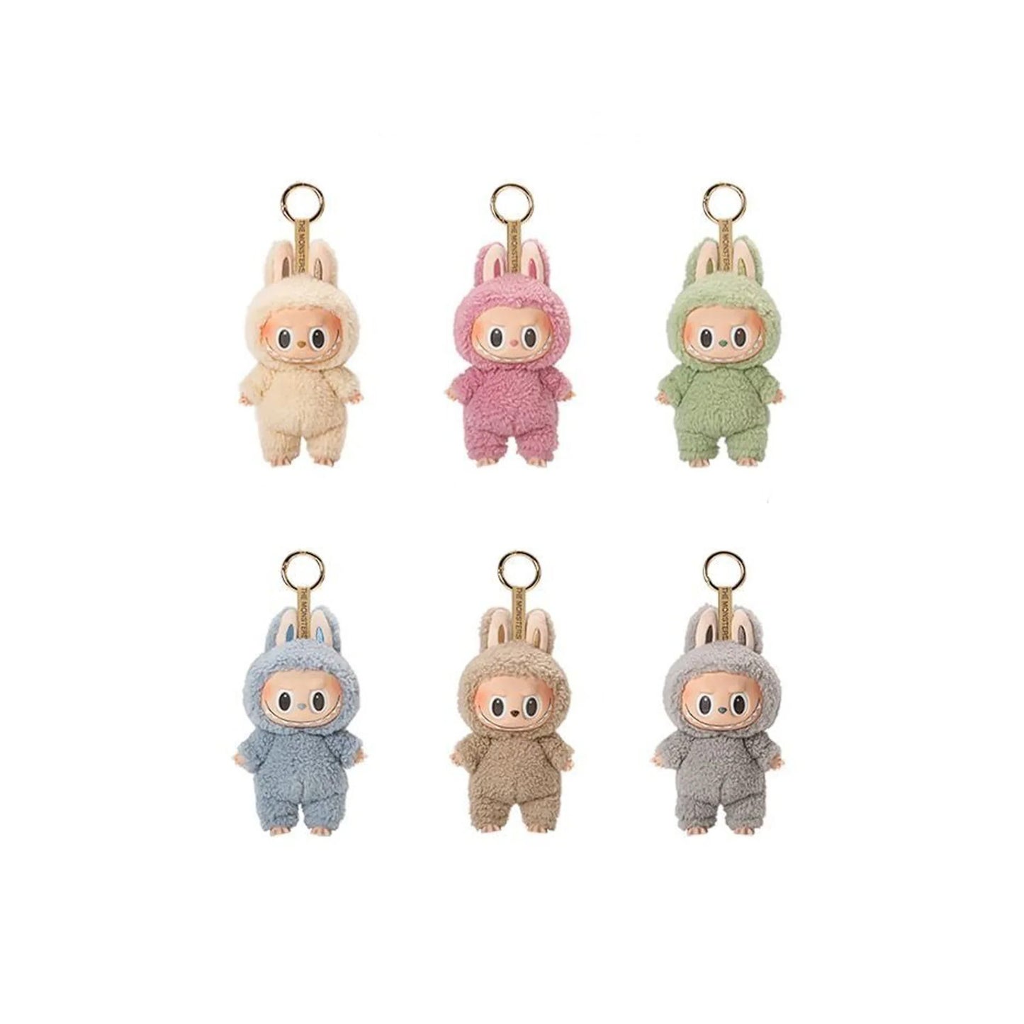 POP MART LABUBU The Monsters Exciting Macaron Series Vinyl Plush Pendant Blind Box (Single Box)