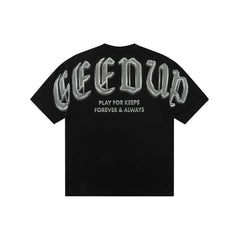 Geedup Chrome Logo T-Shirt 'Black' (2024)