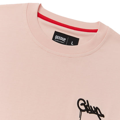 Geedup Handstyle EMB T-Shirt 'Pale Pink' (2024)