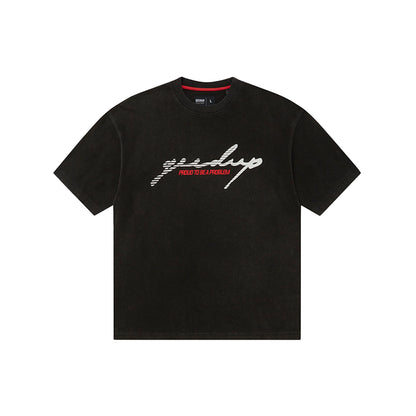 Geedup Proud To Be A Problem Nascar T-Shirt 'Black / Red' (2024)