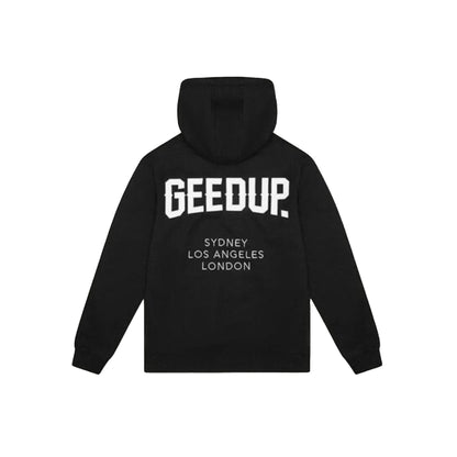 Geedup Cities Hoodie 'Black White'