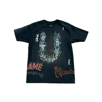 Travis Scott Brisbane Exclusive Utopia Circus Maximus Tour Merch Tee 'Black' (2024)