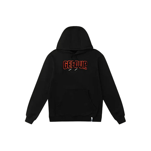 Geedup Play For Keeps Hoodie 'Black / Black Orange' (2024)