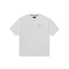 Geedup Handstyle EMB T-Shirt 'White / Pink' (2024)