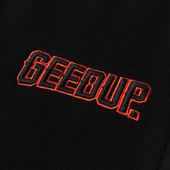 Geedup Play For Keeps EMB Shorts 'Black / Black Orange' (2024)