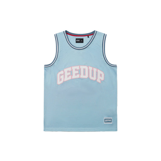 Geedup Team Logo Basketball Jersey 'Blue / Pink / White' (2024)