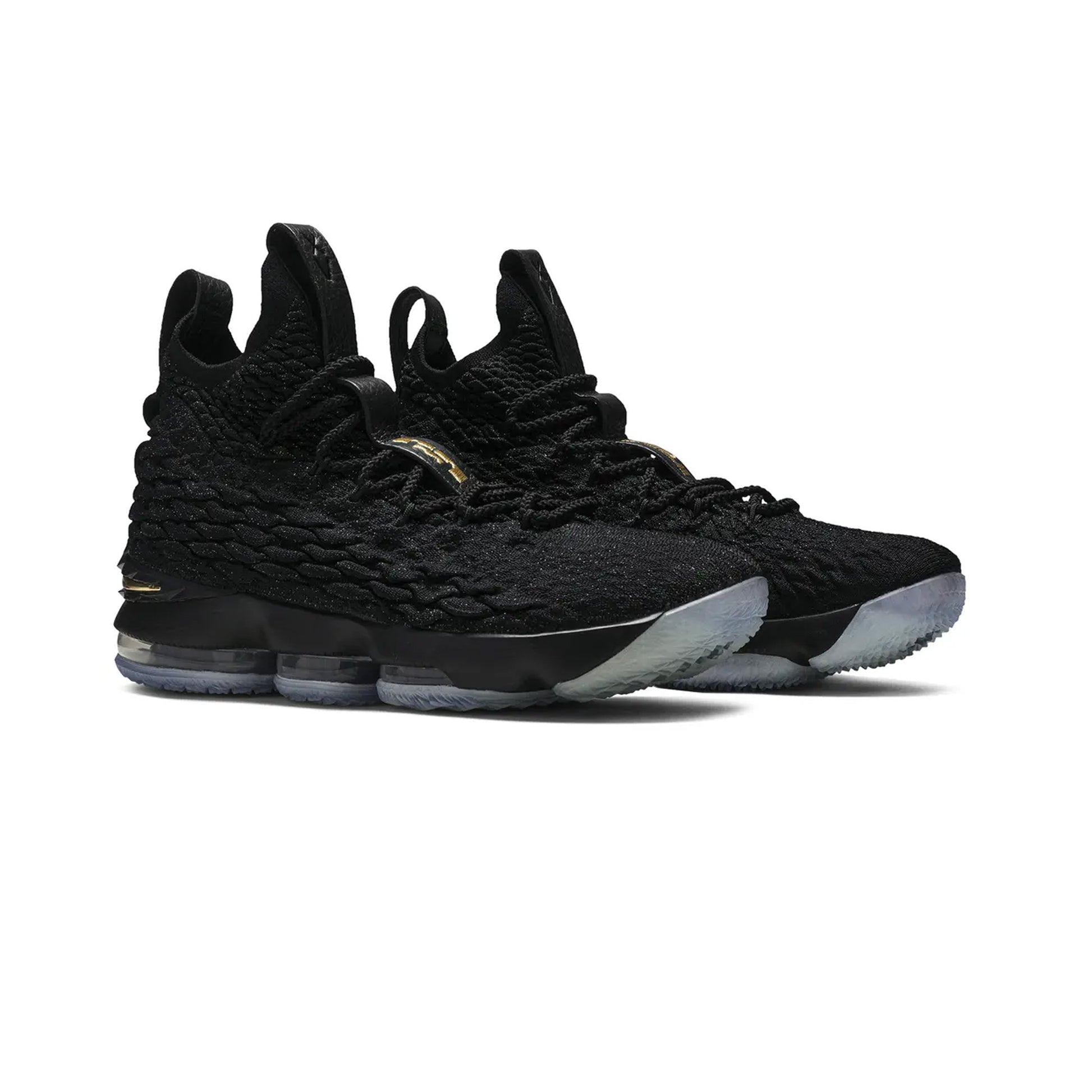 Nike LeBron 15 Black Gold 2017 PUSHAS