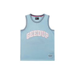 Geedup Team Logo Basketball Jersey 'Blue / Pink / White' (2024)