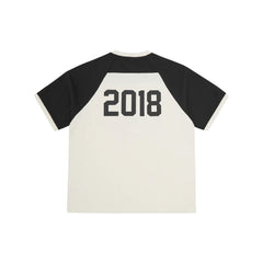 Corteiz Alcatraz Wrap Around Raglan Tee 'Off-White / Black'