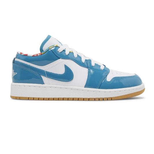 Air-Jordan-1-Low-‘Barcelona’-GS-side