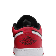 Air-Jordan-1-Low-‘Black-Very-Berry’-GS-back-close-up