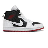 Air-Jordan-1-Mid-SE-Utl-‘White-Black-Red’-(2021)-side