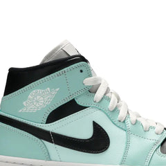 Air-Jordan-1-Mid-‘Aqua-Tint-Black’-W-side-close-up