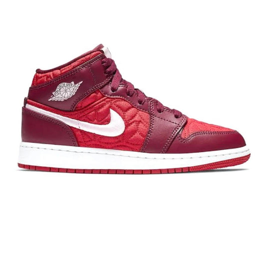 Air-Jordan-1-Mid-‘Red-Quilt’-GS-side-2