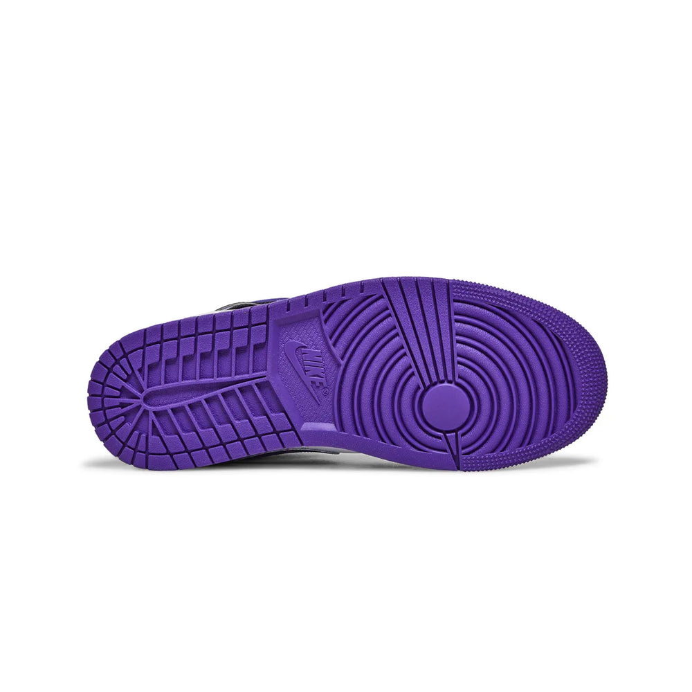 Air-Jordan-1-Mid-‘White-Black-Purple’-(2022)-sole