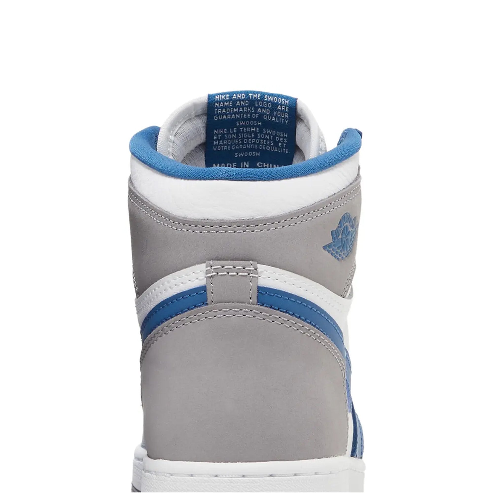 Air-Jordan-1-Retro-High-OG-‘True-Blue’-GS-(2023)-back-close-up