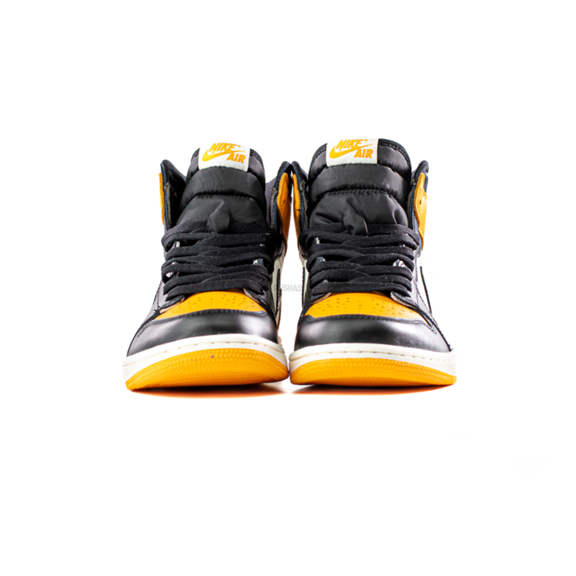 Aj 1 yellow toe on sale