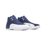 Air-Jordan-12-‘Indigo-Stone-Blue’-front-side