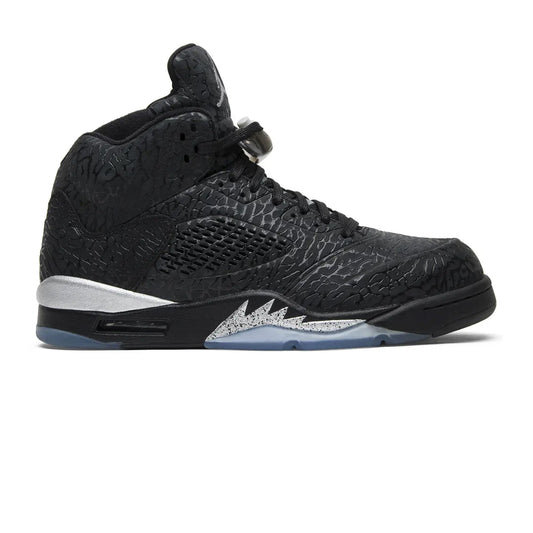 Air-Jordan-5-3Lab5-‘Black-Silver’-(New)-side