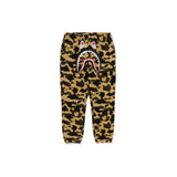 BAPE-1st-Camo-Shark-Sweatpants-‘yellow’-1