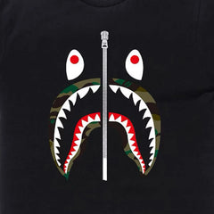 BAPE-1st-Camo-Shark-Tee-‘Black—Green’-2