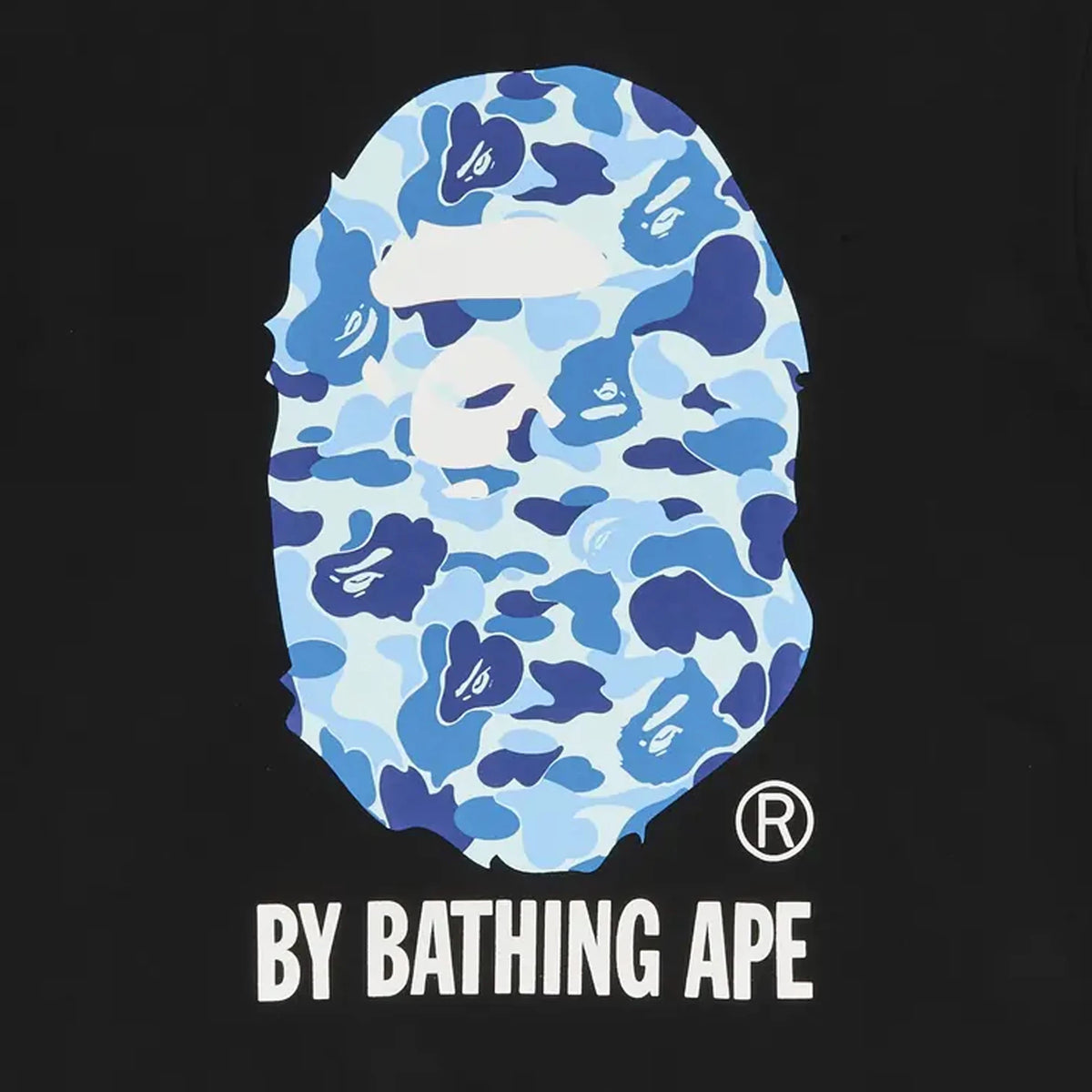 BAPE ABC Camo By Bathing Ape Tee 'Black / Blue' (2026) | PUSHAS